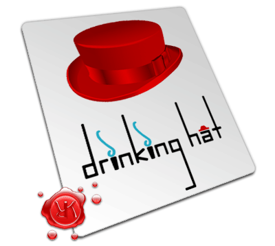 promotional content developed for a drinking hat